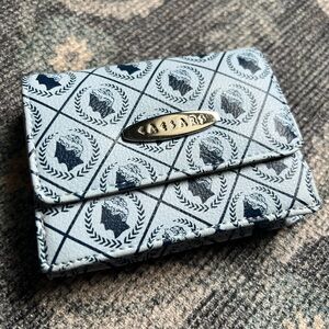 CAESARS Wallet  Casino blue wallet with logo print